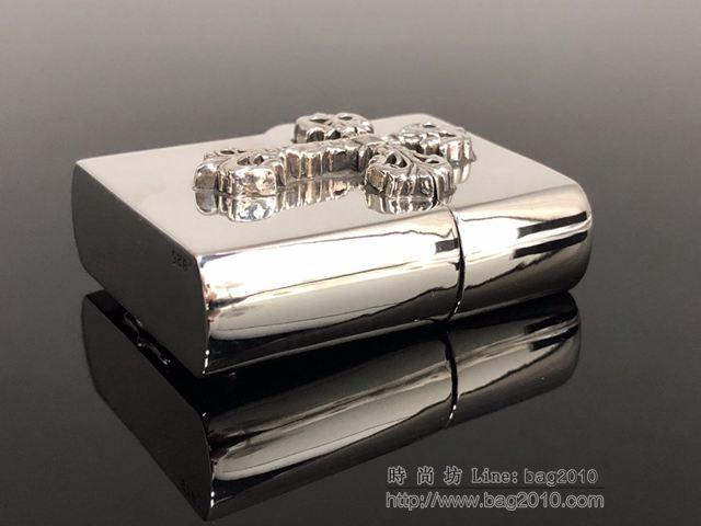 chrome hearts打火機 克羅心十字花打火機 s925銀材質 克羅心打火機  gjc1609